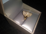 10k Gold 2ct Diamond Ring in 2 tone gold setting - $2500 Value @