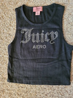 Juicy  aero   black tank top    size s/p