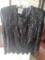 Stenay Silk Beaded Holiday Top