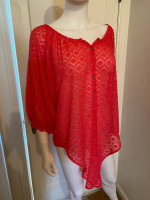 CHENAULT SALMON TIE TOP Size medium