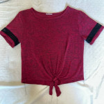 junior's shirt/crop top