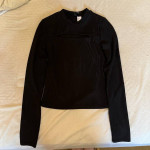 H&M ribbed cutout top