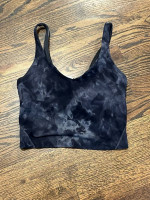 Grey & Black Tie Dye Lululemon Tank Top- Size 4
