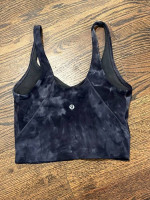 Grey & Black Tie Dye Lululemon Tank Top- Size 4