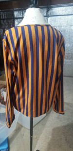 New Shein Hapsha Striped Navy and Copper Top, Size XL.  Great conditio