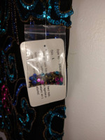 3 Sequined Ladies Scalloped Fancy Top Blouse Shirt