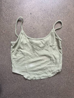 Green tank top
