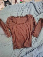 comfy cropped longsleeve top