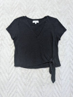 Madewell Wrap-Tie Short Sleeve Top