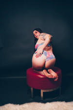 Lace Multicolored Panties and top