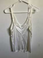 Vanity Fair White Lingerie Top