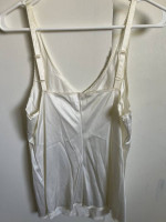 Vanity Fair White Lingerie Top