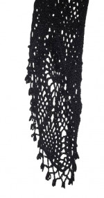 Crochet beaded sleeve top
