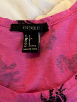 Womens pink crop top