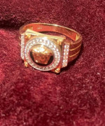 14K gold 38 diamonds Versace