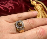 14K gold 38 diamonds Versace