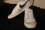 Nike blazer low top paint splatter