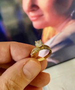wedding rings two women's one men's brand new gold