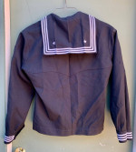 U.S. NAVY Mens Jumper Sailor NMCB-3 Cracker Jack Blue Uniform Top Wool