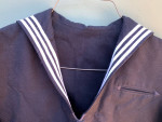 U.S. NAVY Mens Jumper Sailor NMCB-3 Cracker Jack Blue Uniform Top Wool
