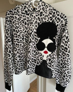 ALICE AND OLIVIA LADIES LEOPARD TOP