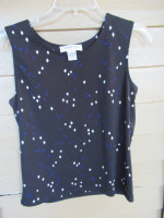 Casino Cuteness! Imported Sleeveless Top, Size Small