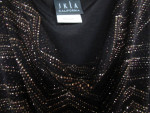 Sparkly Black/Gold Sleeveless Top, Sized M