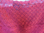 Red Sleeveless Dressy Top, Size M/L