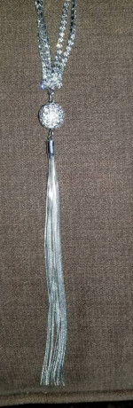 Brand New - Bijoux Bar Long Necklace - Very Sparkly Elegant Looking
