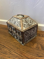 Solid Wood Decorative Storage Box with 6 Drawers
