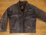 London Fog Leather Jacket - Mens Large - Made in Korea