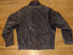 London Fog Leather Jacket - Mens Large - Made in Korea