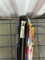 Michael Kors Silver/Black MK Signature Wonder Woman Adjus/Belt Fanny P