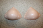2 amoena basic light 2S 292 mastectomy breast forms sz.8(fits multiple