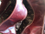 Brand new “American West” real leather hand tooled bag