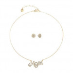 Brand New - Monet Jewelry 2 Piece Fashion Jewelry Set – “Mom” Necklace