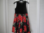 Beautiful Black & Taffada SZ 16 Girls Zuni Brand Dress Like NEW!
