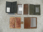 Checkbook covers Leather, Money clips