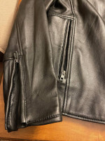 Andrew Marc Cafe Racer Leather Jacket - Brand New w Tags