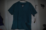 Clinic Hospital Medical Scrubs, tops, XL M, teal blue steel