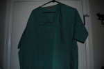 Clinic Hospital Medical Scrubs, tops, XL M, teal blue steel