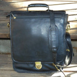 Frye Leather Vertical Messenger Bag
