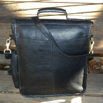 Frye Leather Vertical Messenger Bag