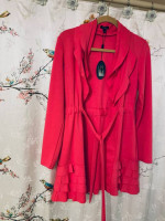 CUPIO Small Fuschia pink-me-up tiered dress