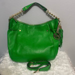 Michael Kors Green Leather Purse