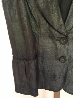 Sandro Linen Metallic Vest
