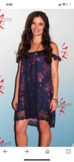 Free People Intimately Floral Lace Ruffle Dress Size Medium , Cold Shoulder