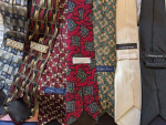Lot of 7 Expensive Neckties RARE - Made Italy (orig: $300) Worn Once!