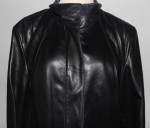 Calvin Klein XL 100% Exterior Leather Jacket Full Zipper