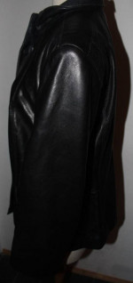 Calvin Klein XL 100% Exterior Leather Jacket Full Zipper
